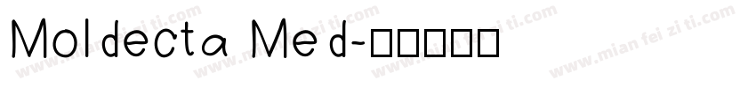 Moldecta Med字体转换